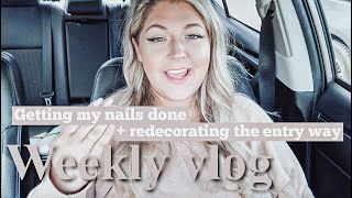 WEEKLY VLOG | a little redecorating, new nails  & current show obsession | BWTL