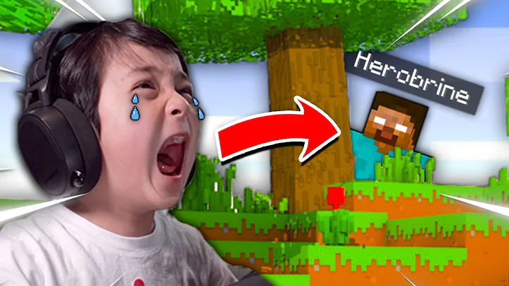 Minecraft, But I Made My Little Brother CRY **HILA...