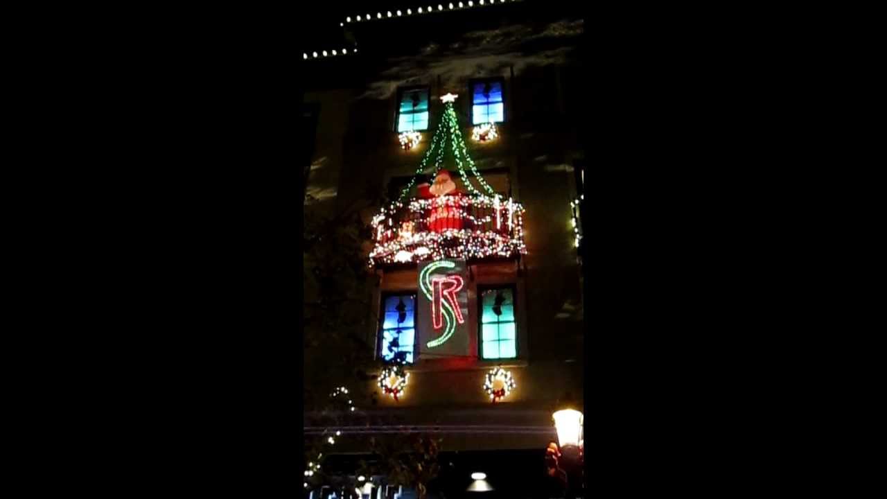 santana row christmas light show to quot and i know it san jose lights show