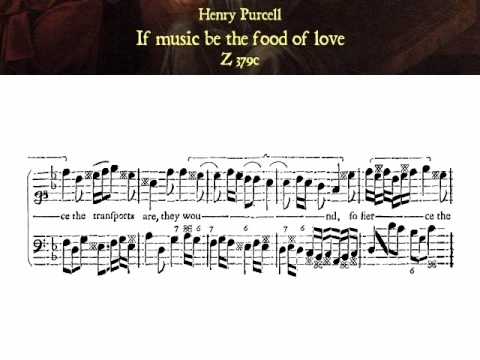 Purcell: Z 379C. If music be the food of love - Kirkby (Hogwood)