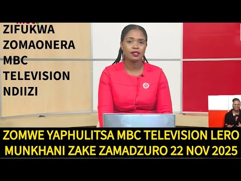 ZAPHULIKA ZAMADZURO PA MBC TELEVISION LERO PA 22 NOV 2025
