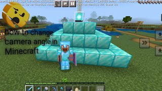 how to change camera angle in Minecraft#minecraft 🔥