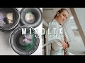 Using Minolta Vintage Lenses on my Sony A7Riii | Editorial Photoshoot