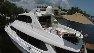 1999 76' Lazzara Sky Lounge  Offered for Sale