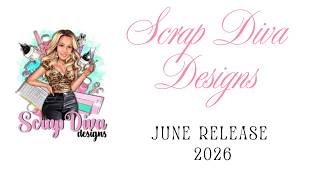 Scrap Diva Designs Diamond Rosette and Beach Words 2 | Sharingmoore