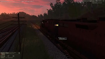 Railroader 2024 Night Freight Train Whittier To Sylva