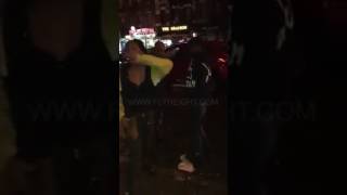 LOUD MOUTH New York Woman ARGUES With A Man In The Street . . . And Ends Up GETTING EMBARRASSED!!