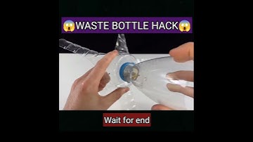 Waste water bottle hack|How to make wind miller|wind miller hack|#windmill #wastebottlecraft #shorts