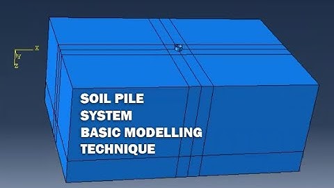 Soil Pile System Modelling Abaqus