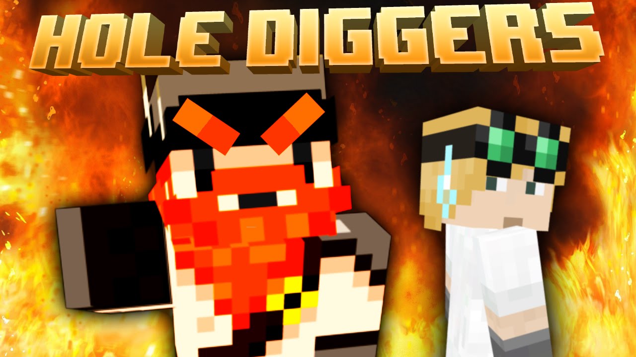 Minecraft - Simon's Angry Face - Hole Diggers 38