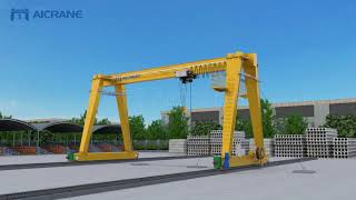 How to Install A Single Girder Gantry Crane - Step-by-Step 3D Tutorial