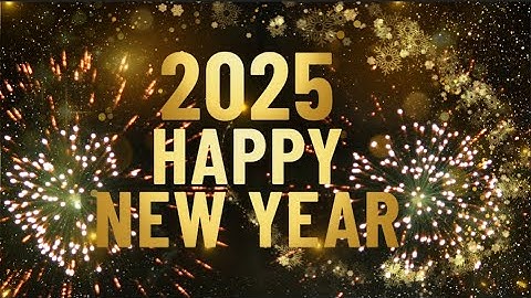 Golden New Year Wishes in after effects | After Effects Template #happynewyear #happynewyear2025