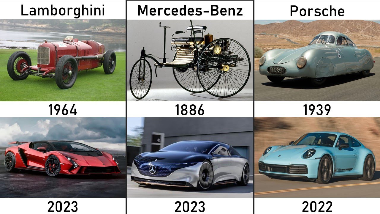 Comparison of The First and Last Cars of Different Companies! // part 1 ...