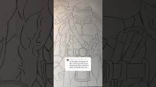 Ho disegnato la tartaruga ninja| Michelangelo #drawing #tartaruganinja #michelangelo