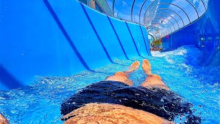 Getting Soaked in Fun: Canyon Ride at Aquapalace Prague, Czech Republic