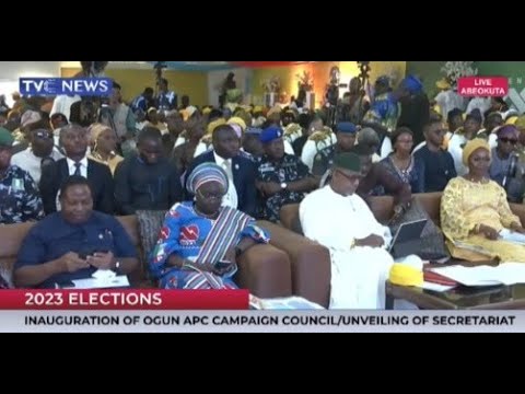 [ Live ] Gov. Abiodun Inaugurates Ogun State APC Campaign Council In Abeokuta
