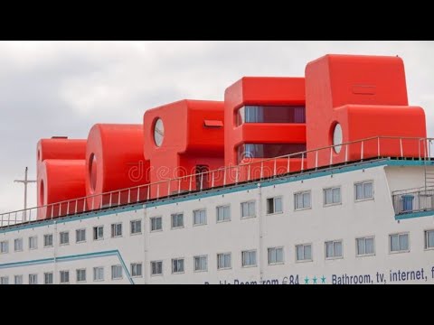 A Quirky Hotel Tour BOTEL Amsterdam Design Travel Vacation 