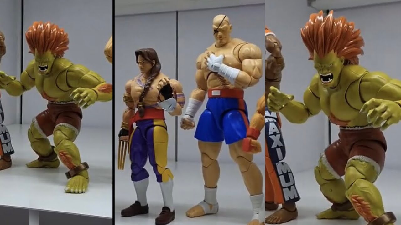 Jada Toys Vega, Sagat and Blanka Wave 4 high quality photos : r