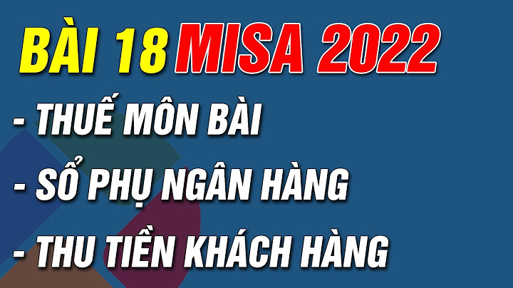 Cách hoạch toán thuế môn bài trong misa năm 2024