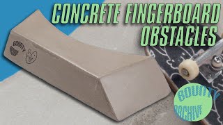 How to Make Concrete Fingerboard Obstacles | Sculpture ASMR | DIY | The Making of the Structure-1