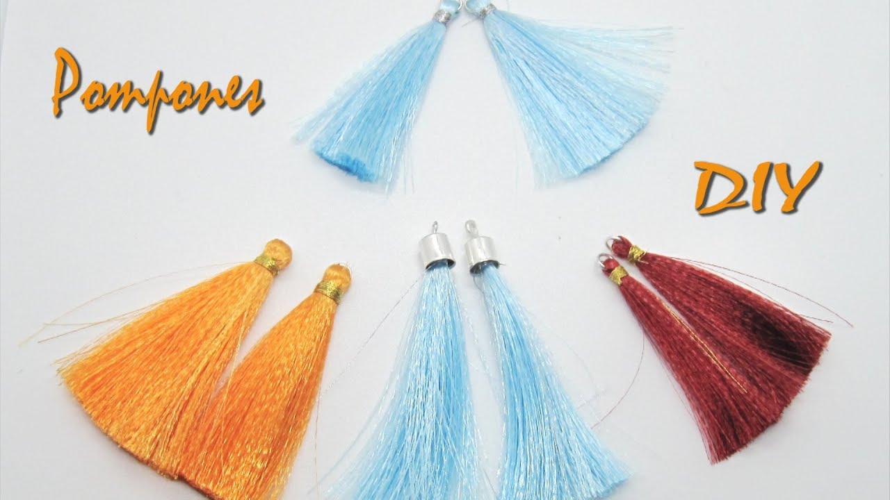 Untado Consulta panel DIY - Como hacer pompones con cintas- How to make pompoms with ribbons -  YouTube