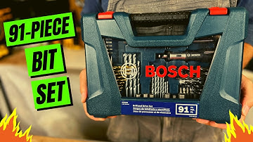 Why you need this! Bosch 91-pc Drilling & Driving set REVIEW