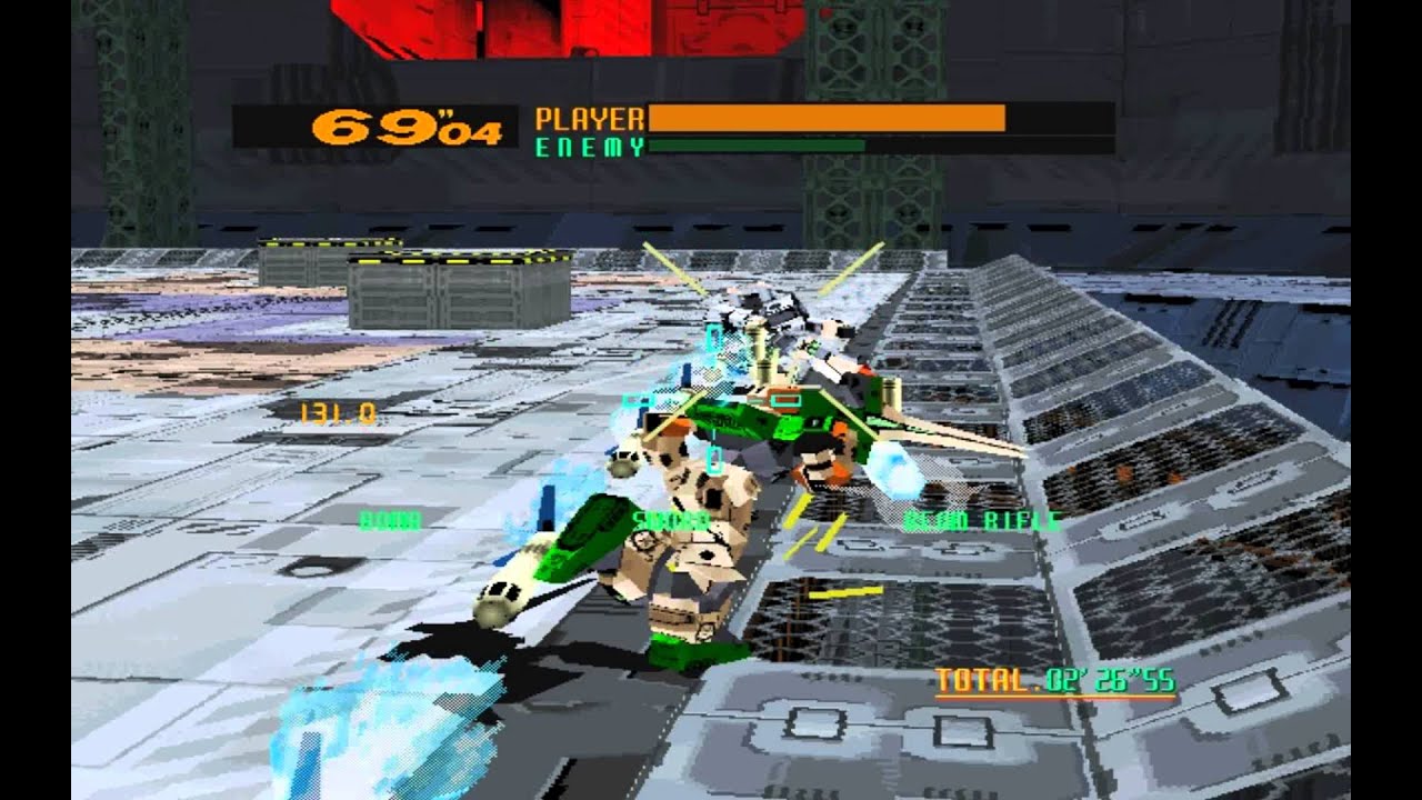 Virtual-On Cyber Troopers Very Hard Any Virtuaroid Speedrun 
