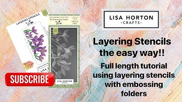 Layering Stencils the easy way! Use your layering stencils quicky and easily with perfect alignment.