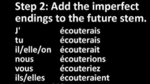 Conditionnel present