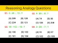 Number Analogy Reasoning Tricks | SSC CGL 2025 | Reasoning Analogy