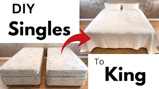 How to Join Two Mattresses - DIY Single to King Zip Bed