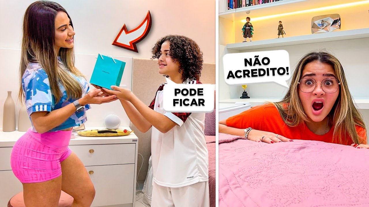 A  BABÁ ESTÁ FAZENDO MEU IRMÃO ME ROUBAR 😡😡😡