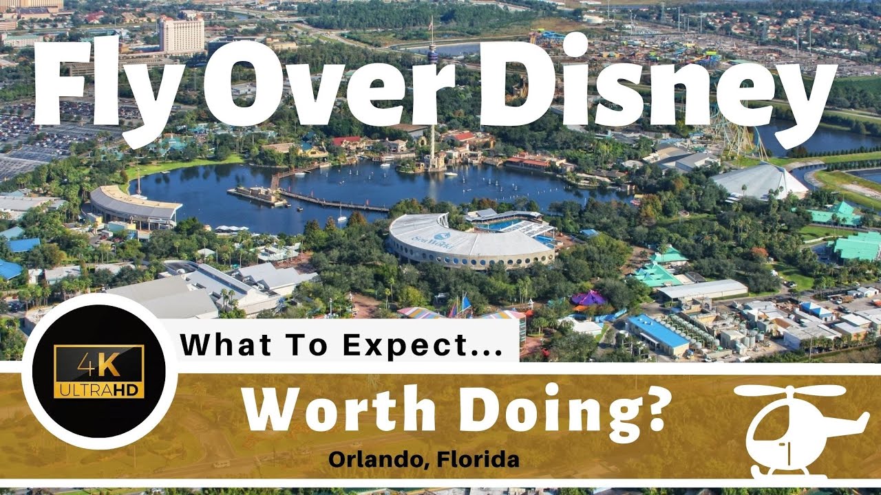 Грандиозный полет на вертолете над Диснеем — Орландо, Флорида — тематический парк Орландо