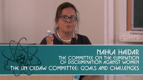 "The UN CEDAW Committee: goals and challenges".