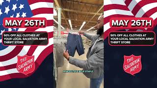 Memorial Day Sale Checklist - Thrift Store & Donation Centers