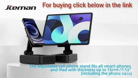 Best JTEMAN Cell Phone Stand, Wireless Bluetooth Speaker - Complete Features and Instruction Guide