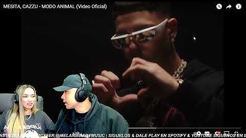MESITA, CAZZU - MODO ANIMAL (Video Oficial) || REACCIÓN