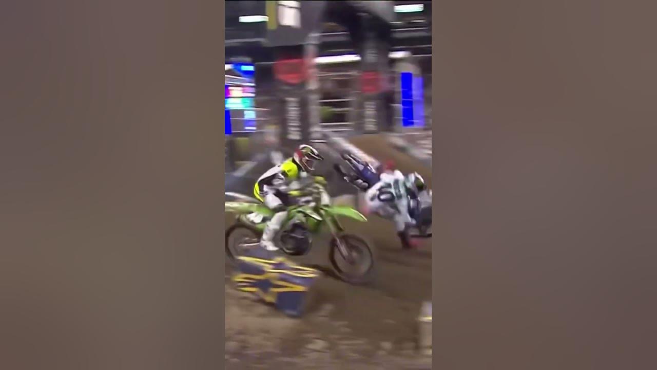 Robertson goes down HARD Crash - YouTube