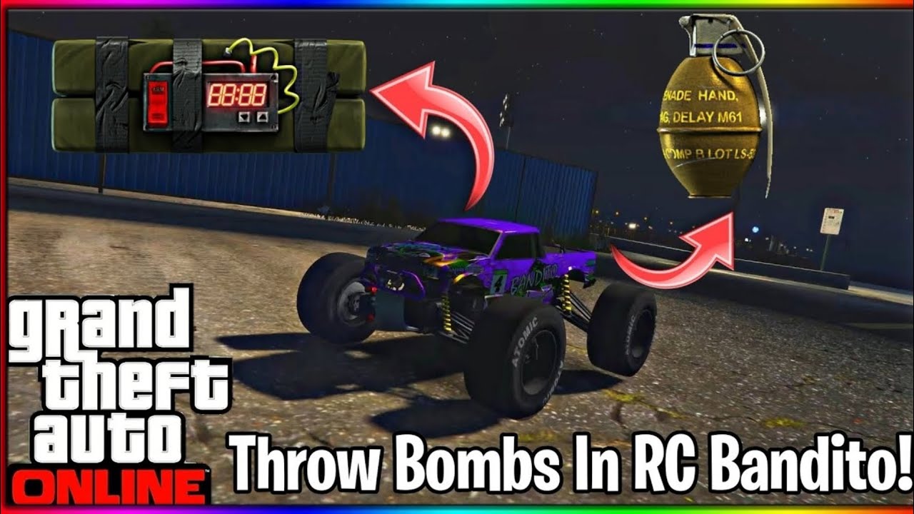 *PLAYSTATION ONLY* HOW TO THROW STICKY BOMBS IN RC BANDITO GLITCH GTA 5
