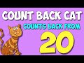 Count Back from 20 with the Count Back Cat