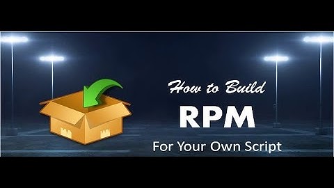 rpmbuild in rhel8