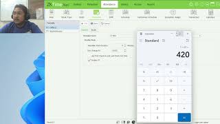 ZK Time Tutorial: 6 Attendance Timetable Flexible
