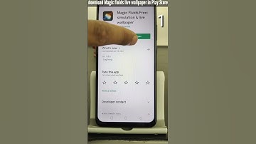 How To Download Touch  Fire light Effect in any Android|Magic Fluids Download in Play Store | #Short