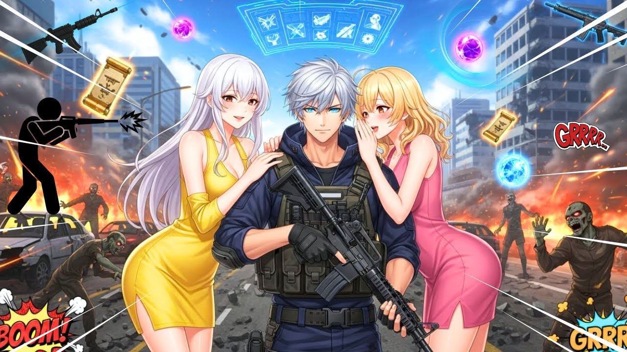 🍏Survivre à l’Apocalypse avec un Laptop : Chasse aux Zombies, Beautés 95+, Fondue | Résumé de manhwa