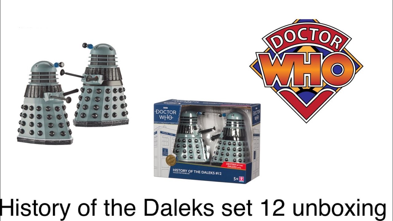 History of the Daleks set 12 unboxing YouTube