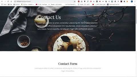 Build A Restaurant Site With Python and Django - learn Python