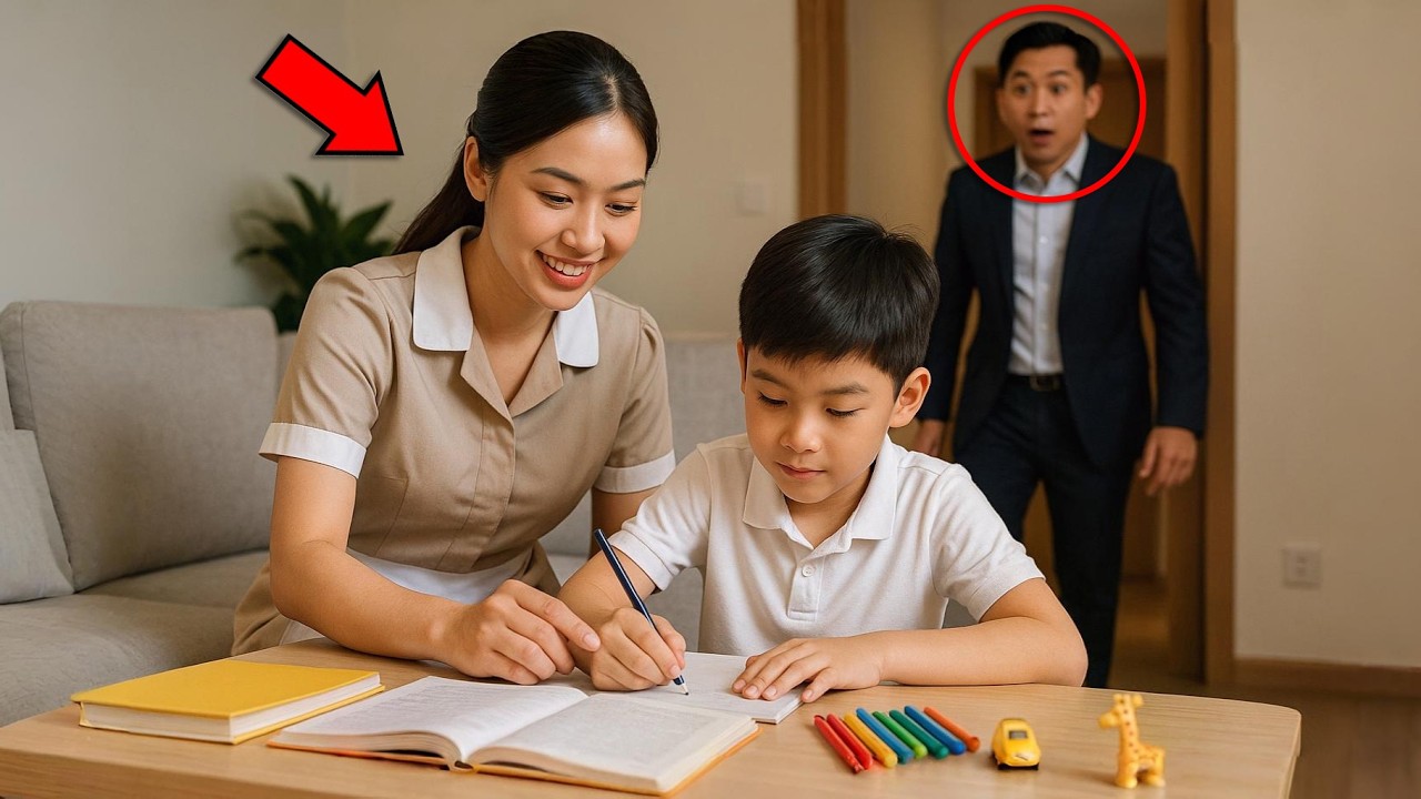 Cậu ấm nhà tỷ phú bị cả trường chê dốt Toán – Không ai ngờ cô giúp việc lại thay đổi số phận cậu!