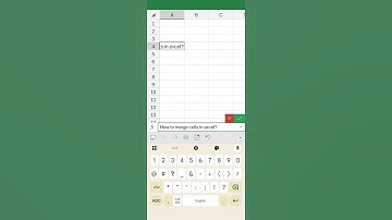 Merge cells in Excel ‼️