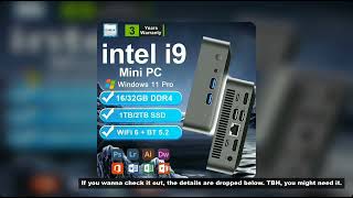 MINI PC Windows 11 Intel Core I9 10980HK I3 6100U DDR4 16GB 32GB