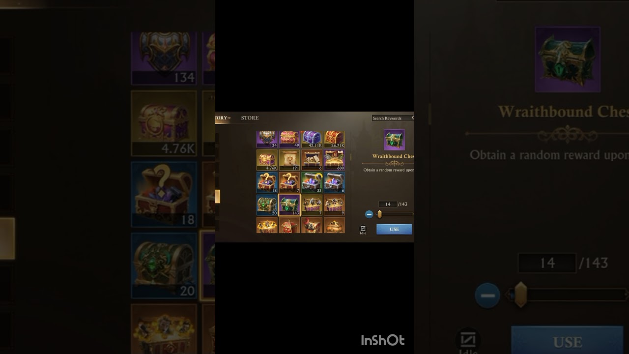 250 Wraithbound Chest filled with Various rich rewards and resources | 